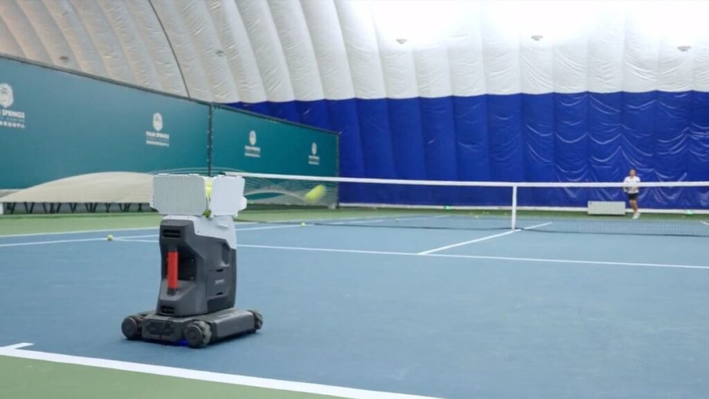 1 ai tennis robot coach brings professional training to players