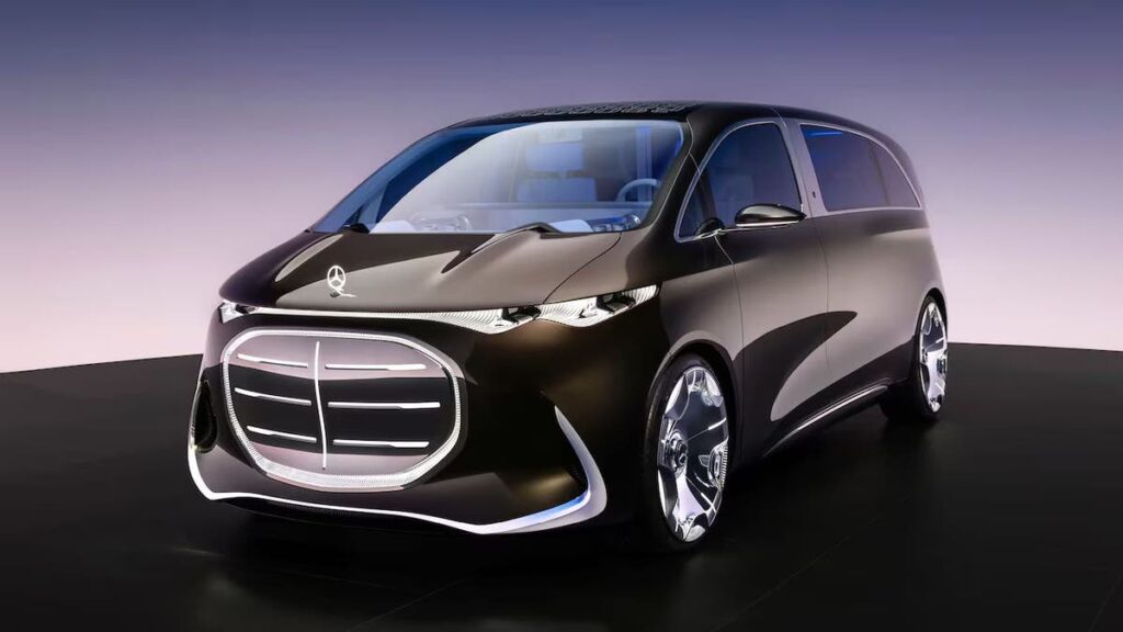 1 luxury mercedes electric van with 65 inch screen 42 speakers