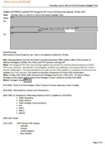 Newly Released Navy Emails Reveal UAP Coordination, Five Eyes Briefings, and Forgotten Redactions 5 2025 06 02 17 39 04 215x300 1