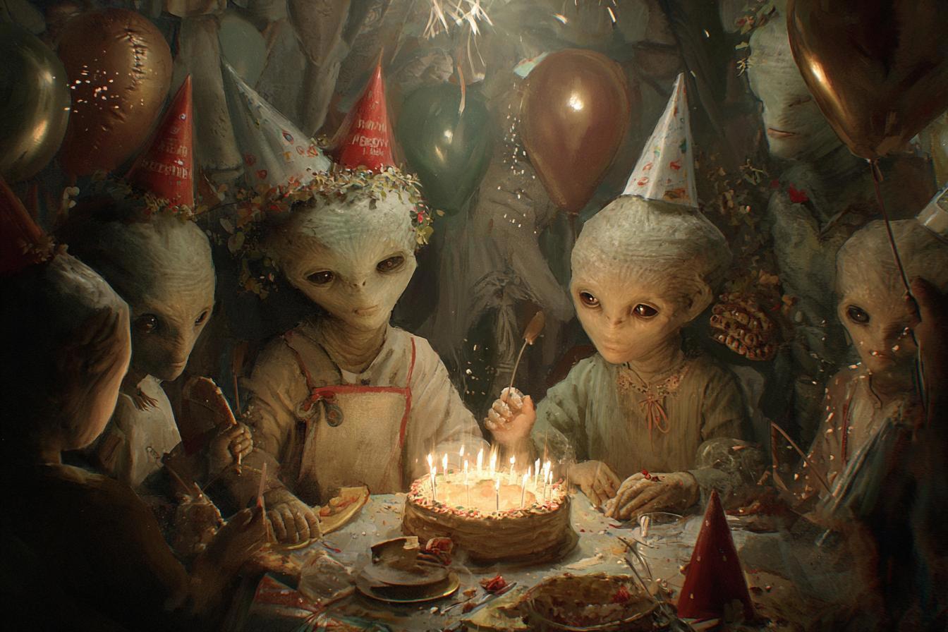 Ghost Dogs, More Metallic Sphere UFOs, Argentine Bigfoot, Dragon Man Identified and More Mysterious News Briefly 3 alien birthday