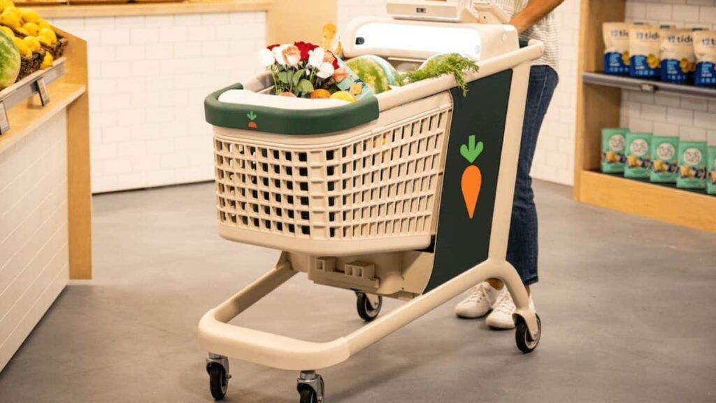 1 want a faster grocery trip these smart carts can help