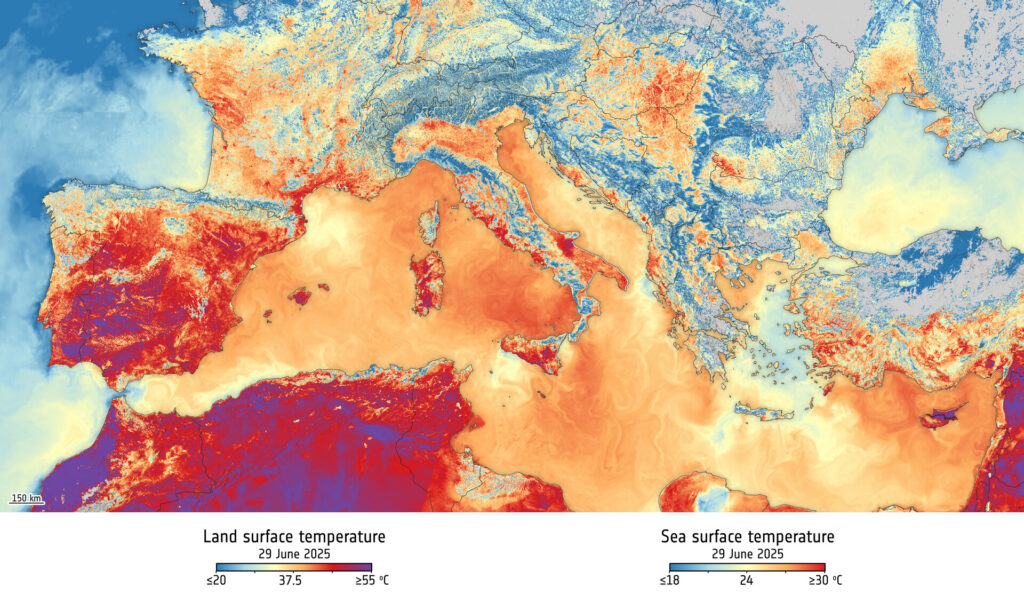 Southern Europe s land and sea sizzles pillars