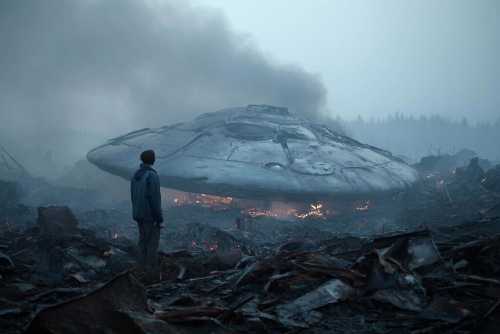 alien wreckage