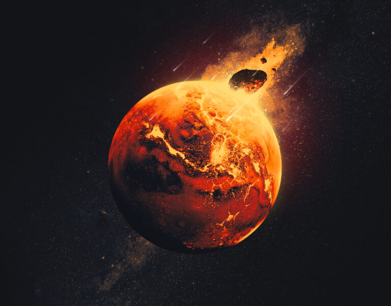 Home 6 1 pia26635 illustration giant asteroid impacting ancient mars