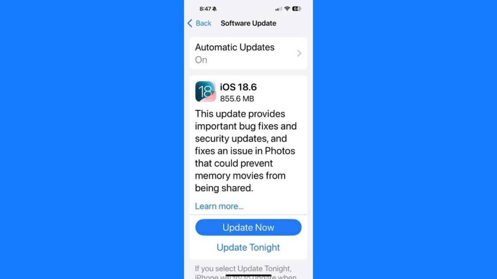 1 update your iphone now ios 18.6 fixes 29 security flaws