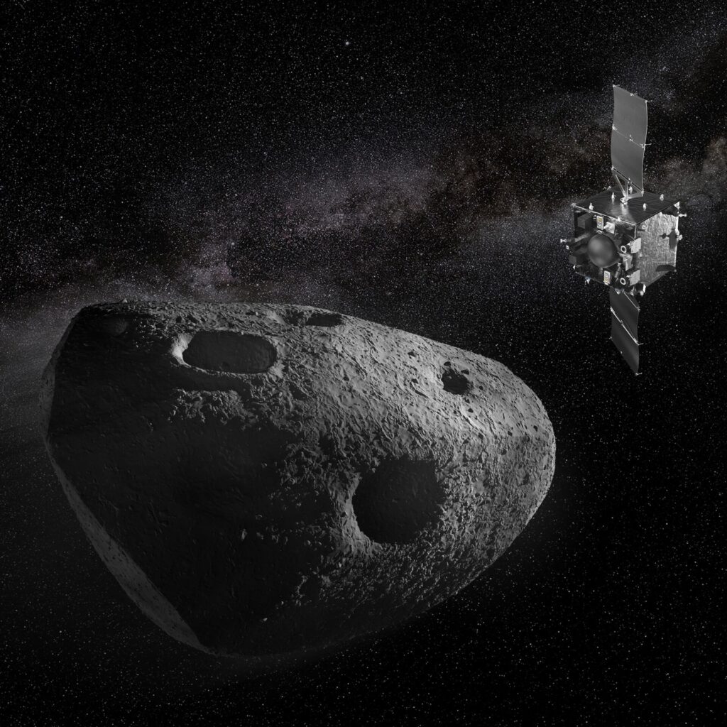 ESA s Ramses mission at the asteroid Apophis pillars