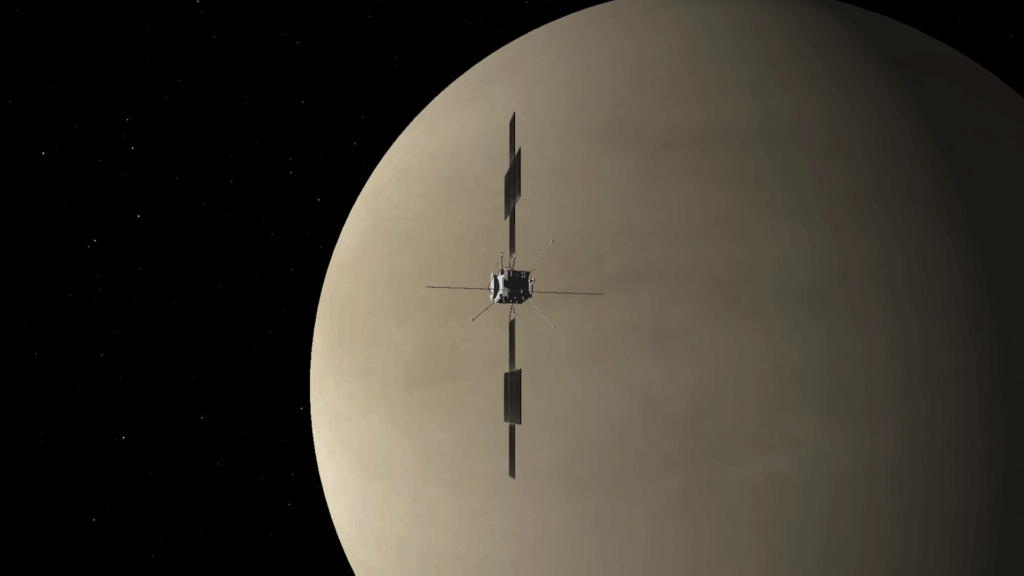 Juice s flyby of Venus close up pillars