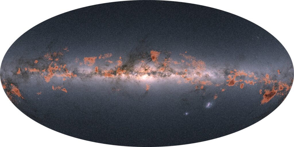 Stellar families in Gaia s sky pillars