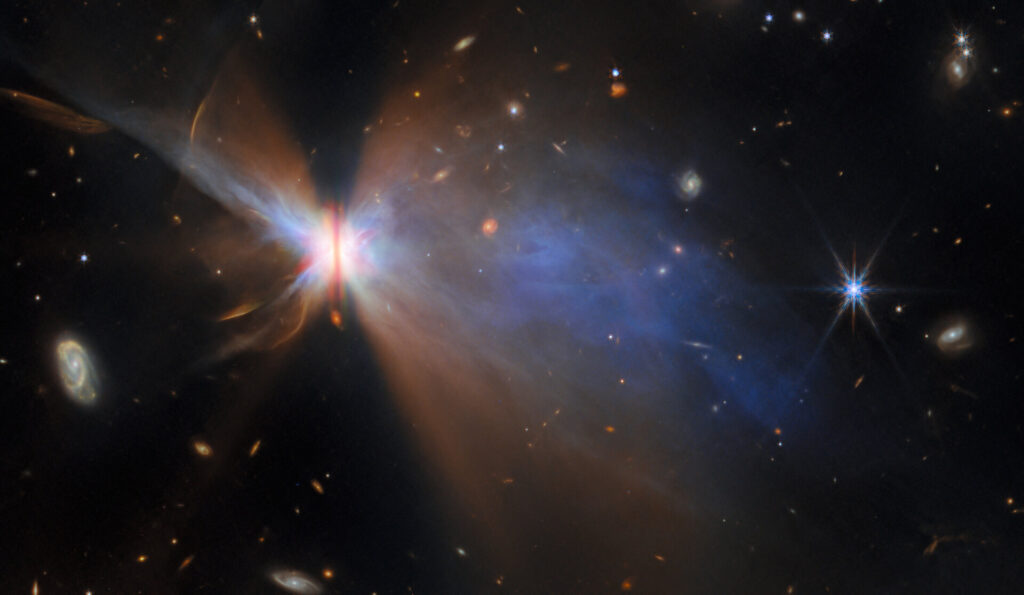 Webb s view of planet forming disc IRAS 04302 2247 pillars