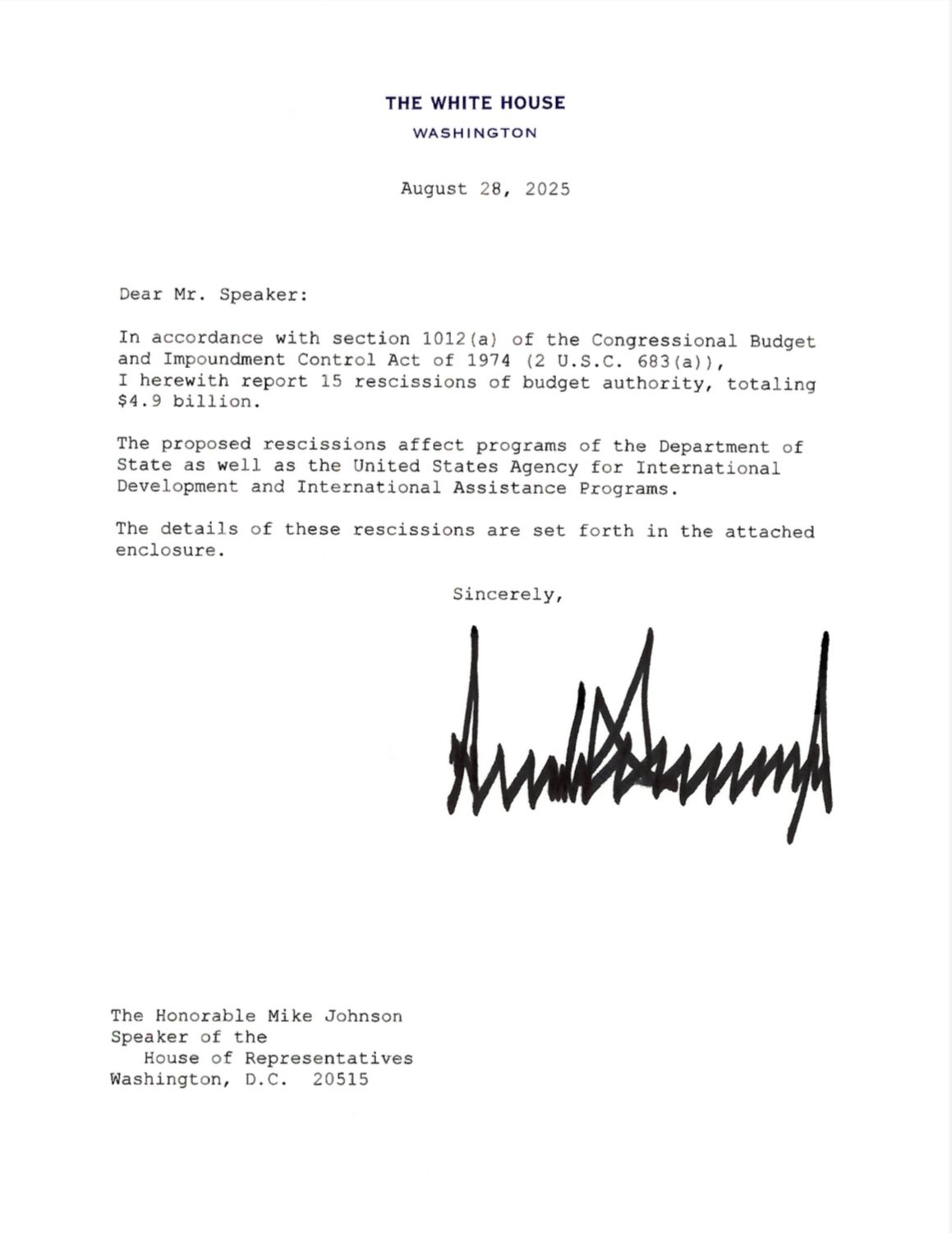 Home 3 White House USAID Directive