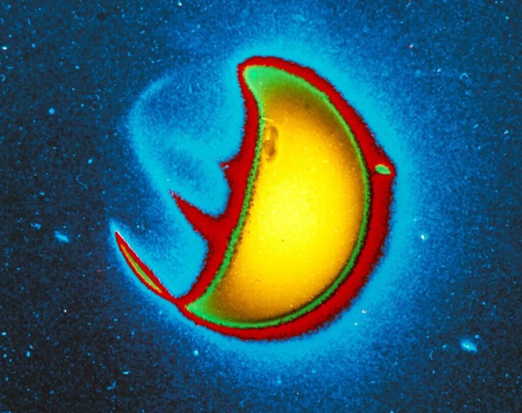 1514px earth in ultraviolet from the moon s72 40821