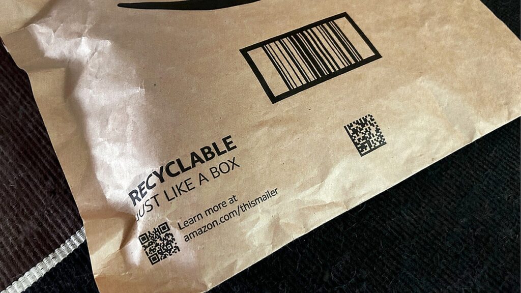 amazon package qr code