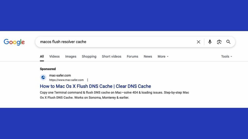mac os flush cache