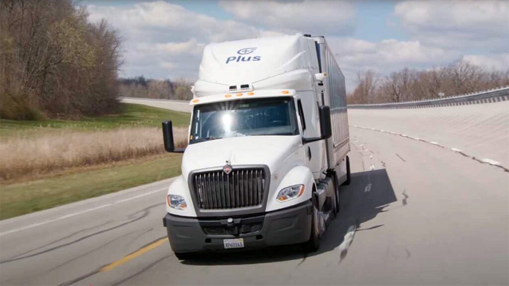 plusai self driving truck