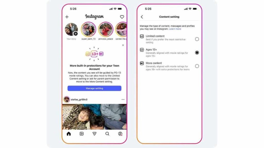 Teens face new PG-13 limits on Instagram 2 1 teens face new pg 13 limits on instagram