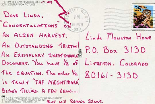 Part 1: Hall of Mirrors with A Quicksand Floor 5 HallMirrors1989Postcard 1