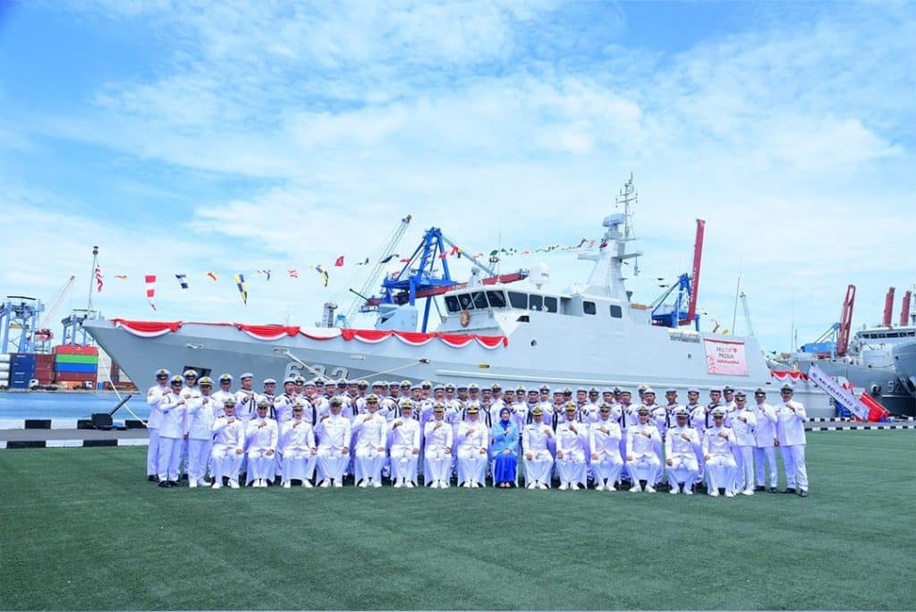 Indonesian Navy Commissions Its First Hybrid-Propulsion Warship 6 KRI Belati 622 commissioning ceremony October 24 TNI AL Picture 1024x684 1