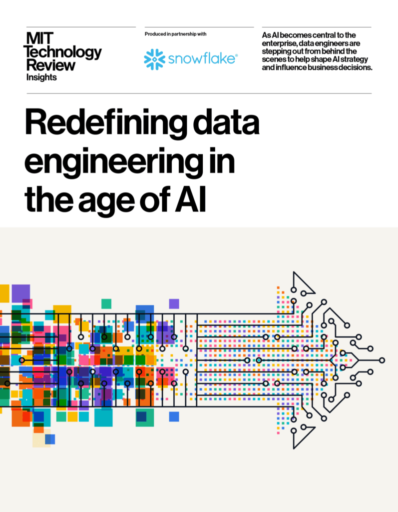 Redefining data engineering in the age of AI 2 Snowflake Report 2025 cover