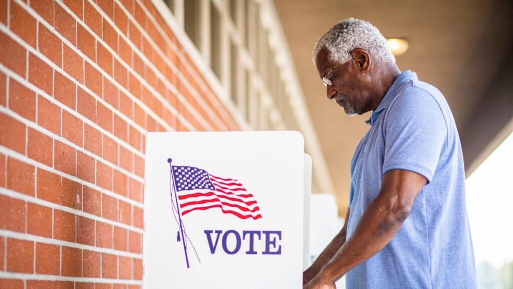 Scammers target retirees with election tricks and fake polling updates ahead of Nov 4 vote 2 elderly man voting