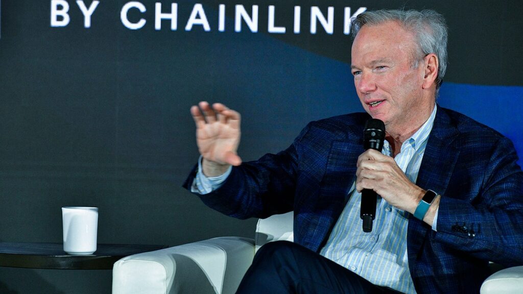Former Google CEO warns AI systems can be hacked to become extremely dangerous weapons 6 eric schmidt