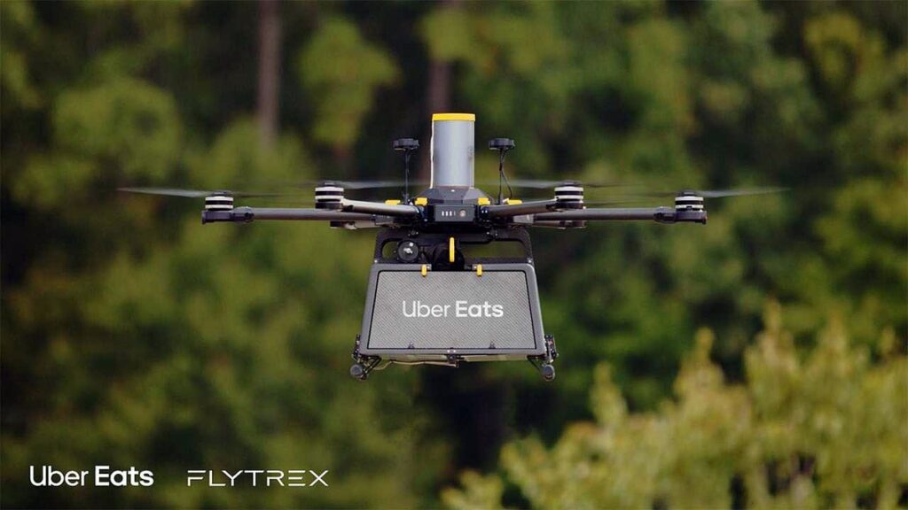 Uber Eats takes flight with drone deliveries 3 flytrex uber eats drone
