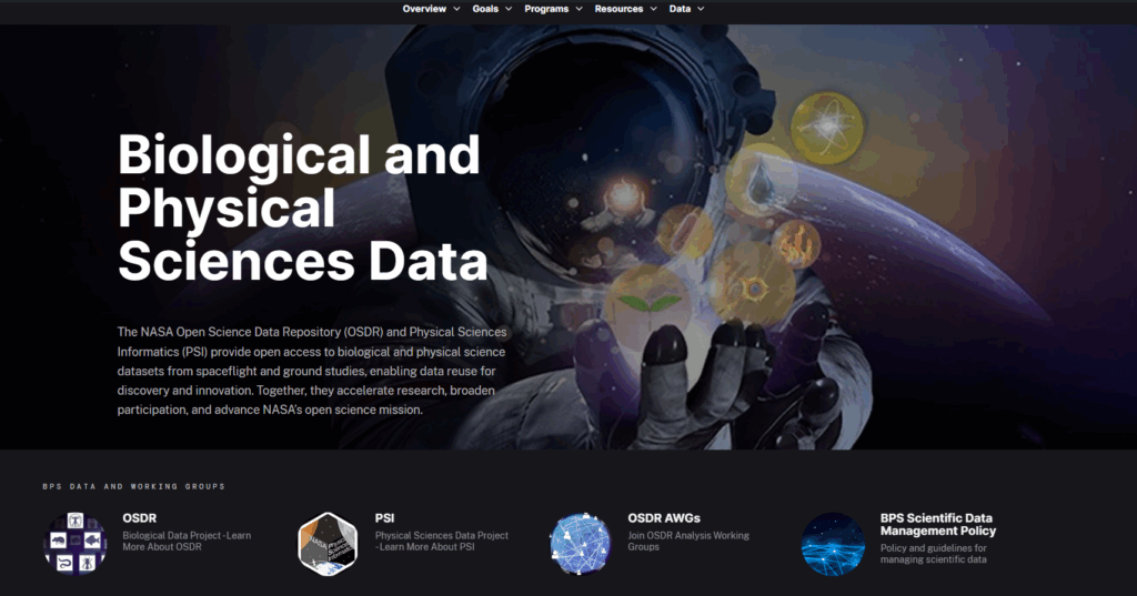 OSDR and PSI Unveil New Consolidated Website 4 new OSDR website