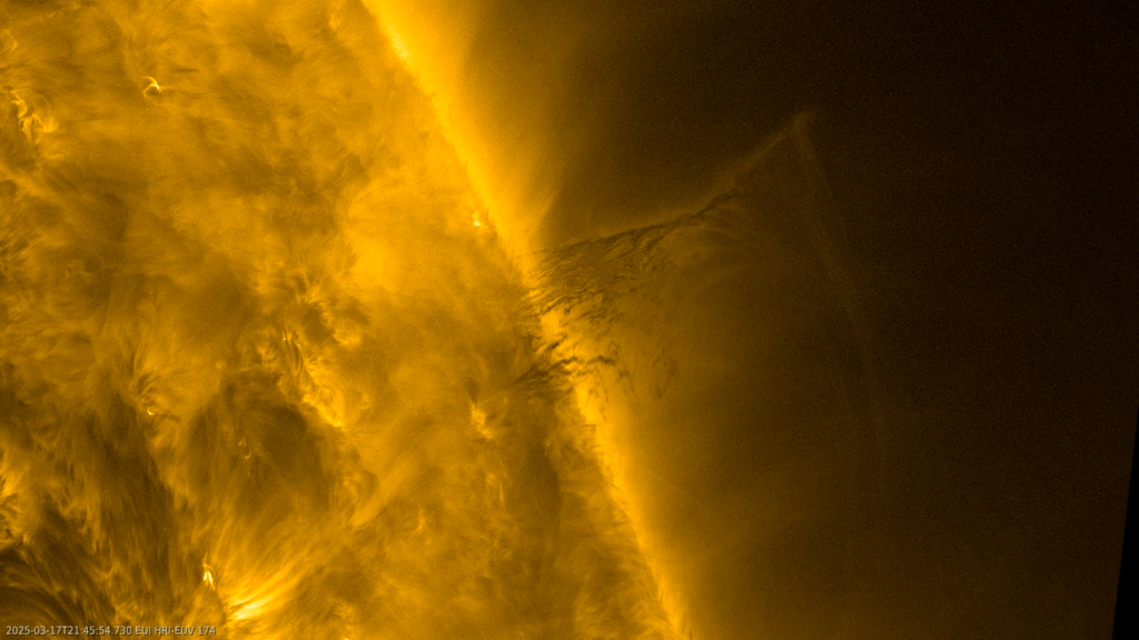 A solar prominence hovers over the Sun 2 A solar prominence hovers over the Sun pillars