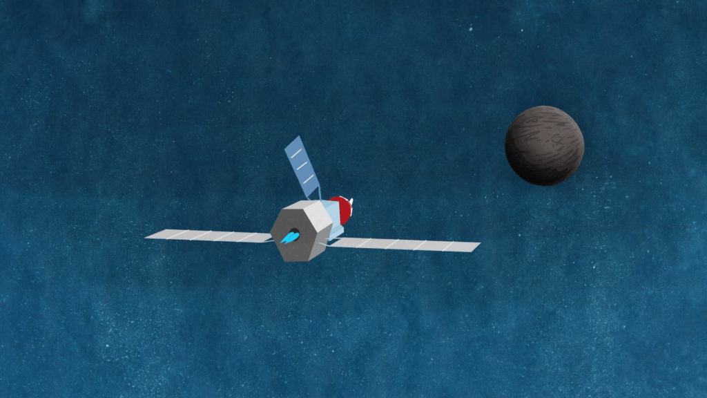 Marking one year until BepiColombo reaches Mercury 2 BepiColombo approaches Mercury pillars
