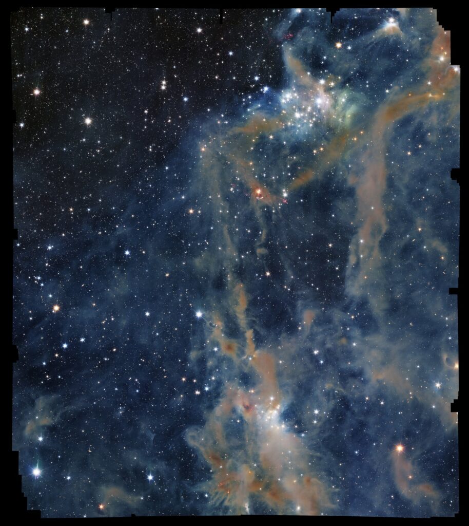 Euclid peers through a dark cloud’s dusty veil 2 Euclid peers through a dark cloud s dusty veil pillars