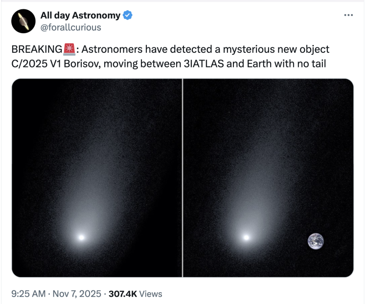 Another Comet? 2 x post forallcurious Borisov comet 750x622 1