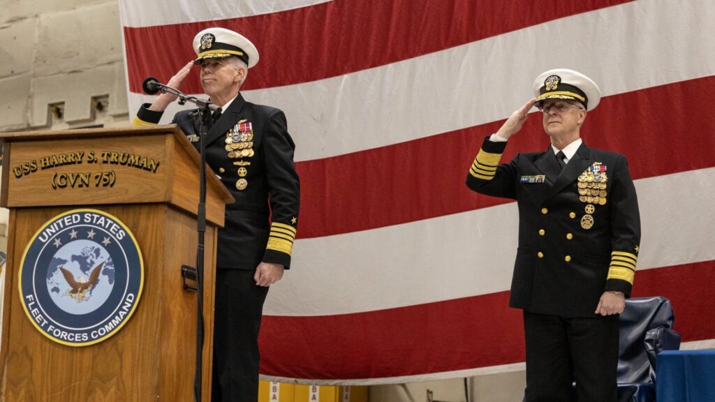 US Navy Admiral Karl Thomas